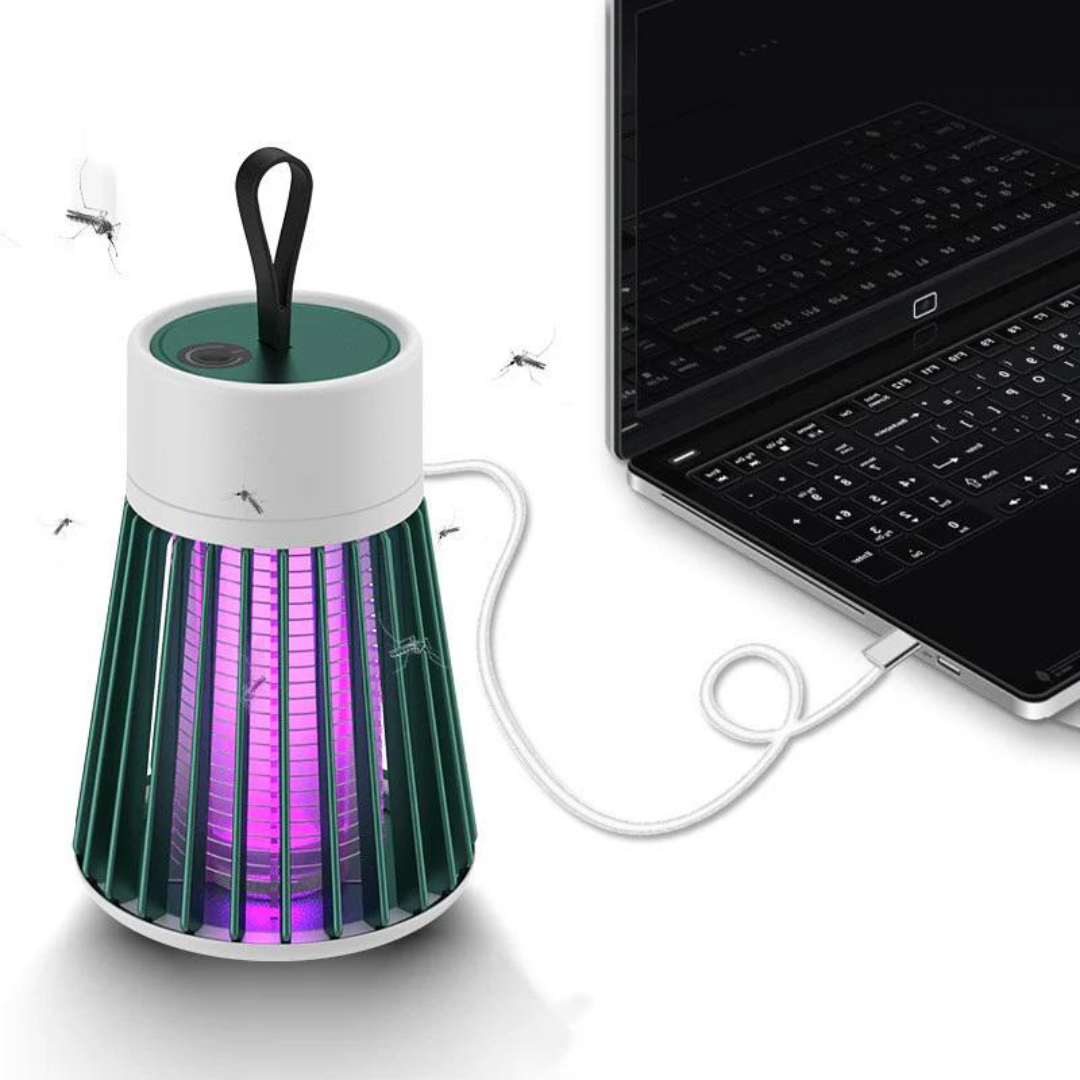 Luvikno | CampGuard - Multifunksjonell Utendørs Lampe med 360° Insektbeskyttelse og USB