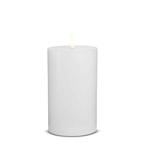 LED Stearinlys (1 stk) med realistisk 3D flamme 5 x 15 cm | Luvikno