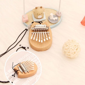 Mini 8-Tastatur Kalimba for Nybegynnere | Luvikno