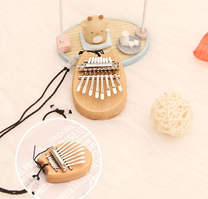 Mini 8-Tastatur Kalimba for Nybegynnere | Luvikno