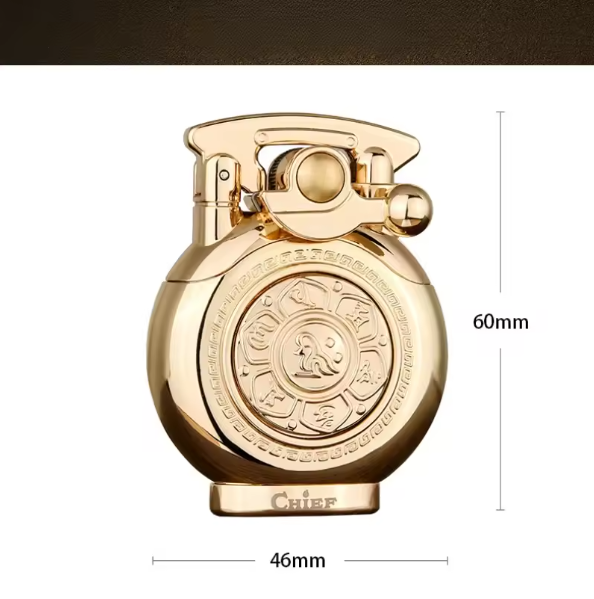 Mechanisk Flip Top Kerosene Vindbeskyttende Lighter | Luvikno