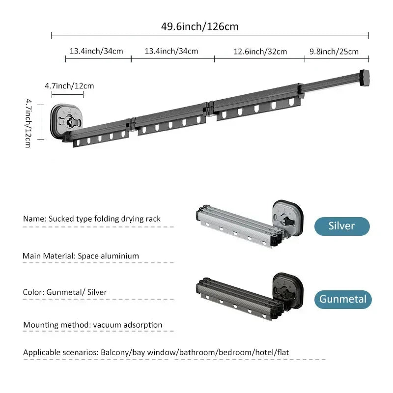 SpaceRack Enkel tørking, tidsbesparelse! | Luvikno