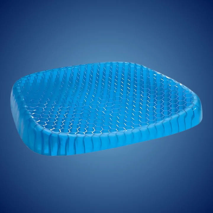 Luvikno | PressureFree ortopedisk gel setetrekk – Pustende bikube-design for halebeins- og ryggsmertelette