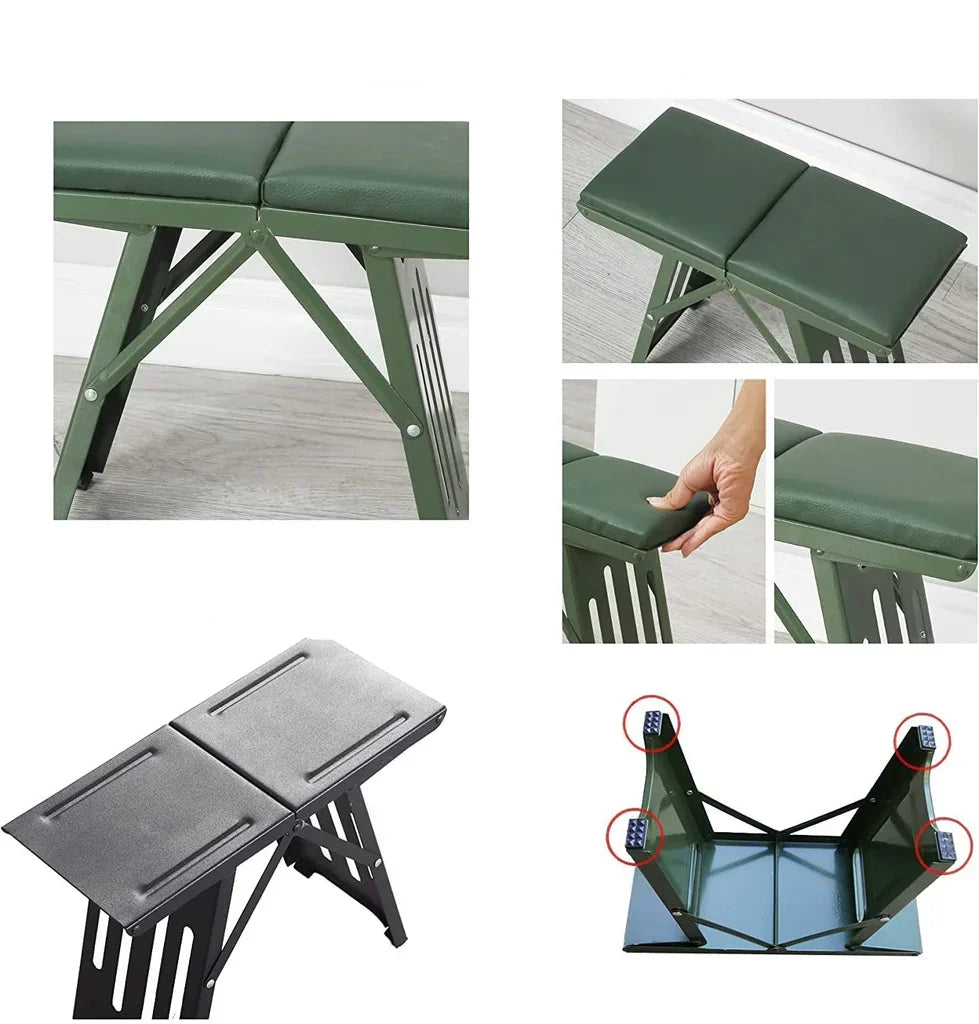 Luvikno | FlexSeat - Lettvekts Sammenleggbart Stol, Perfekt for Camping, Reiser og Utendørs Eventyr