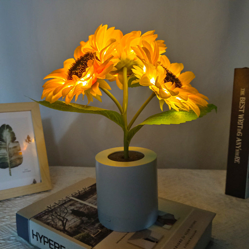 Luvikno | Solsikke Lampe - Trådløse Solsikke lamper
