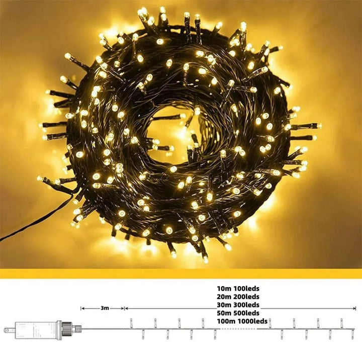 Christmas Delight - Magiske LED Gardin Lys for Utendørs Luvikno