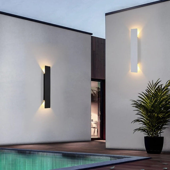 Vegglamper Moderne Aluminium Utendørs Design Luvikno