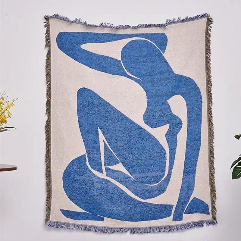 Strikket Jacquard Kastepledd for Koselig Hjemmedekor | Luvikno