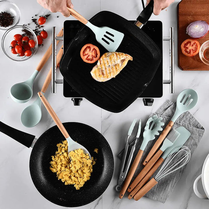 Luvikno | Silikon Kjøkkenredskapssett - FlexiChef