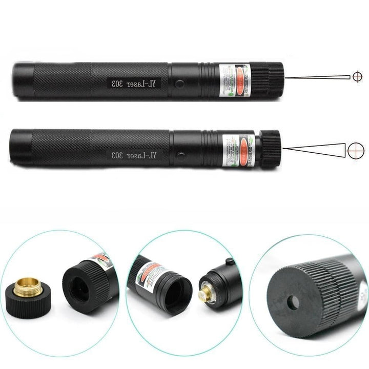 Høyytelses Laserpointer 303 | Kraftig Grønn Stråle for Langdistanse | Luvikno