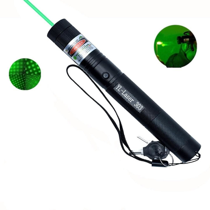 Høyytelses Laserpointer 303 | Kraftig Grønn Stråle for Langdistanse | Luvikno