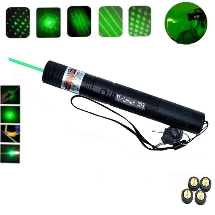Høyytelses Laserpointer 303 | Kraftig Grønn Stråle for Langdistanse | Luvikno