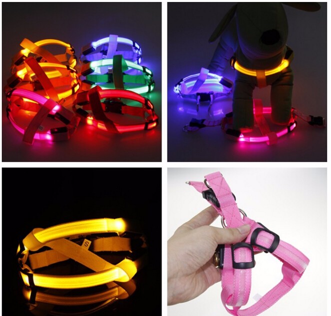 LED Hund Sele - Glow&Go Luvikno