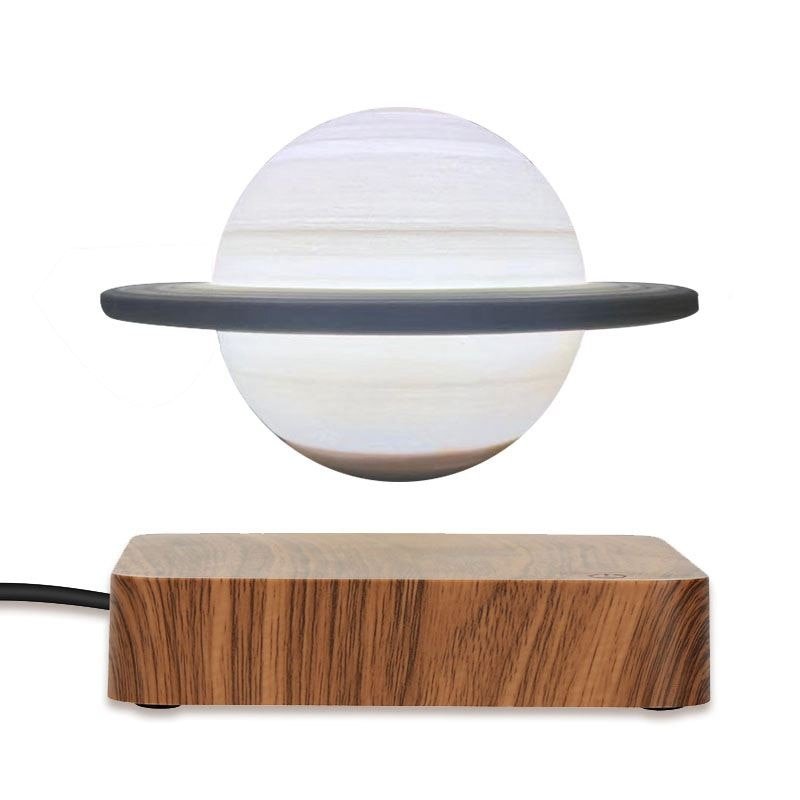 Luvikno | SaturnGlow – Flytende Designlampe med 3D Utskrift Teknologi