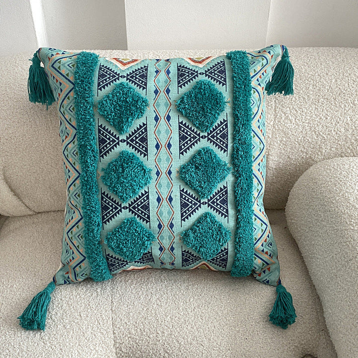 Boho fôret frynse kast puteomslag | Luvikno