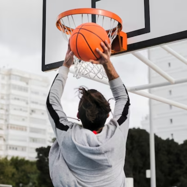 Leiser innendørs basketball | Lydredusert myk sprett