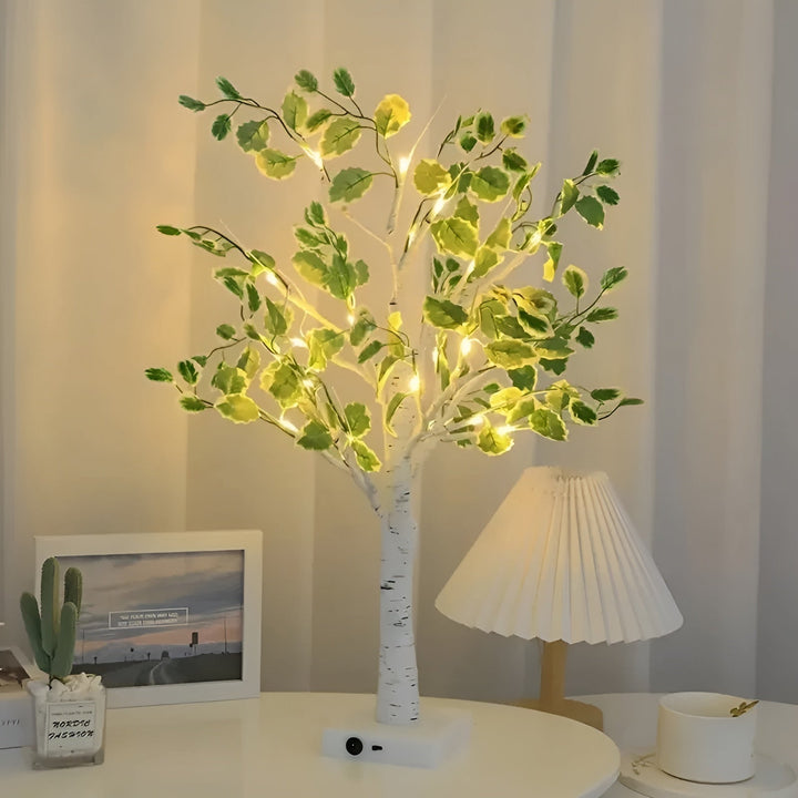 Luvikno | Magisk BrightTree Bordlampe – Elegant Treedesign med Varm LED-belysning