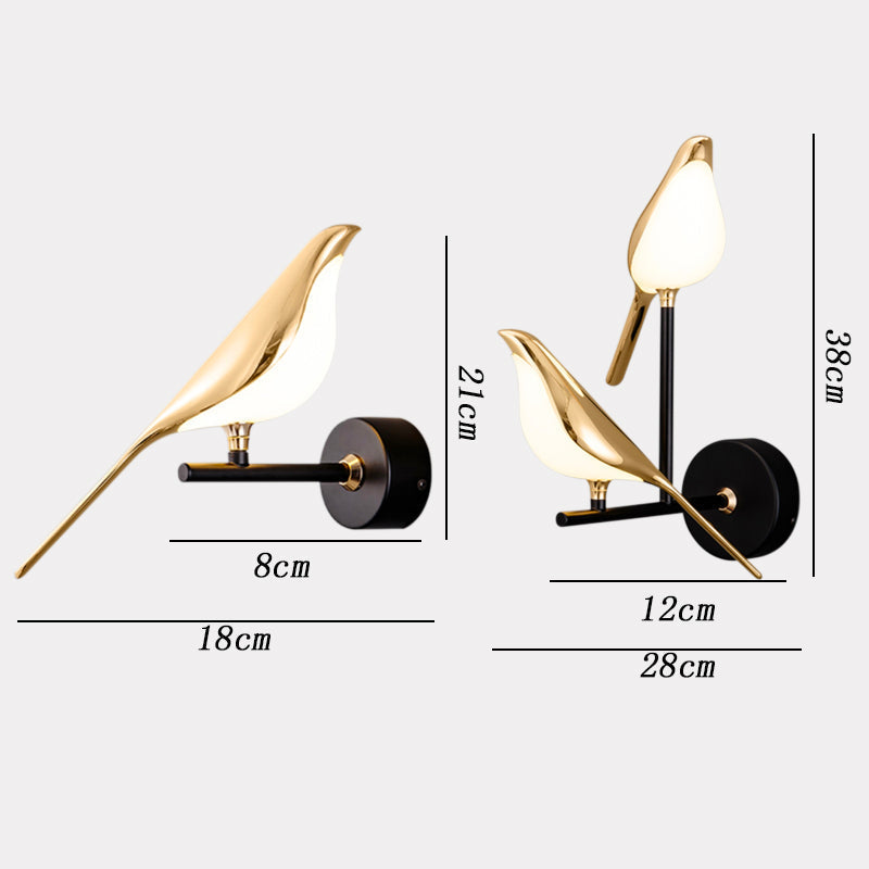 LumiBird Nordic LED Fuggelampe - Elegant lys for ditt rom | Luvikno