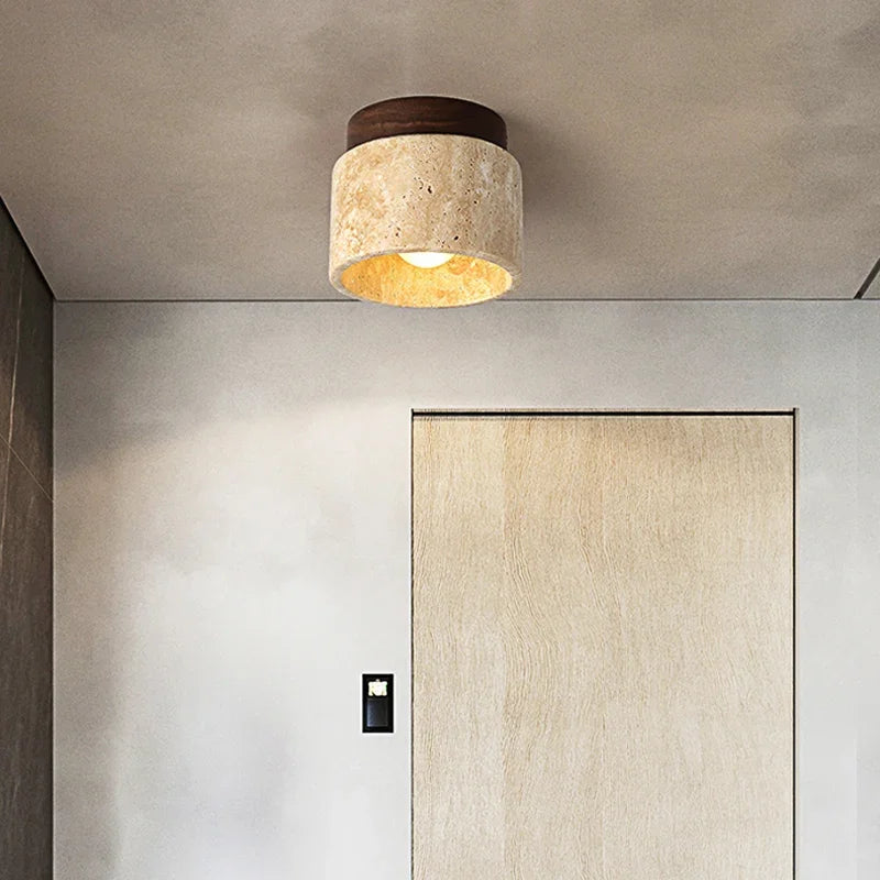 Taklampe Marmor Tre Moderne Minimalistisk Lampe Luvikno