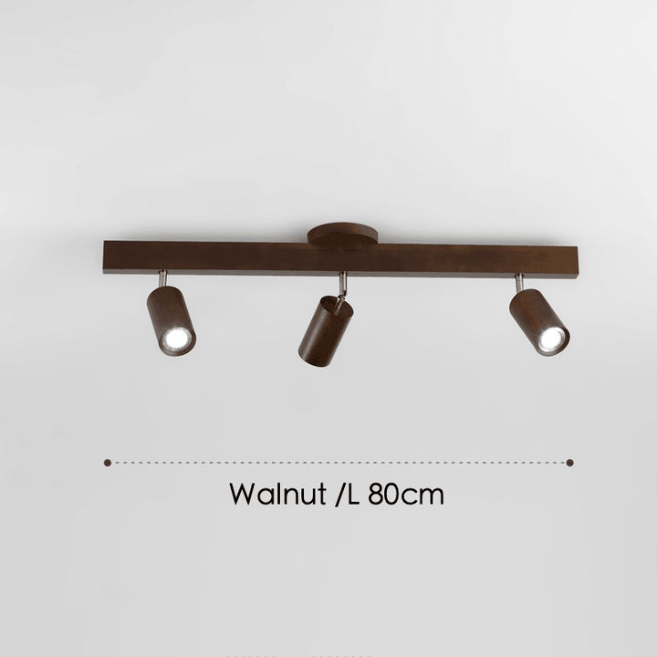 Luvikno | Justerbar Tre Taklampe Minimalistisk Massivt Tre