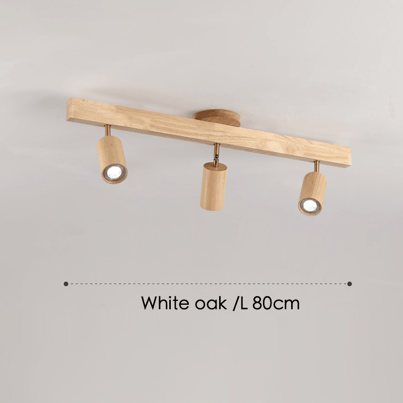 Luvikno | Justerbar Tre Taklampe Minimalistisk Massivt Tre