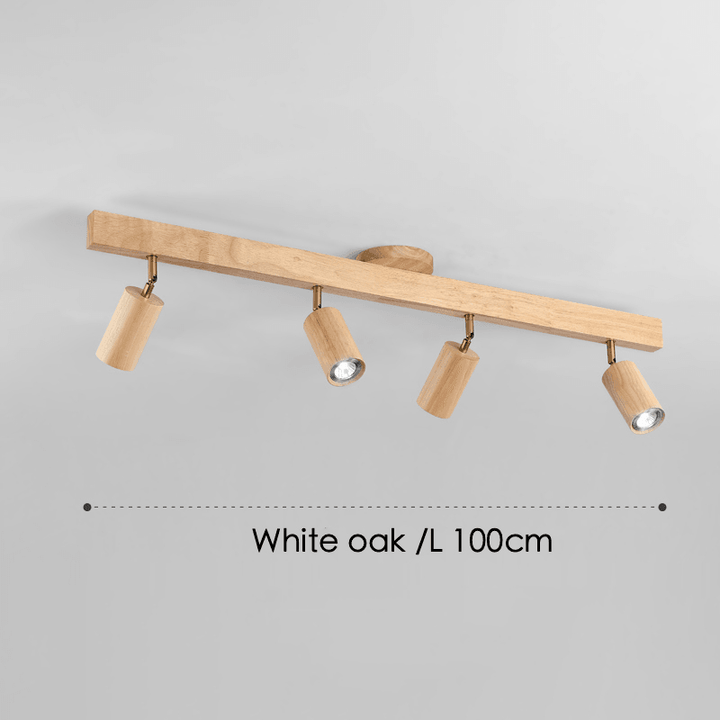 Luvikno | Justerbar Tre Taklampe Minimalistisk Massivt Tre