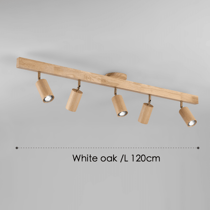 Luvikno | Justerbar Tre Taklampe Minimalistisk Massivt Tre