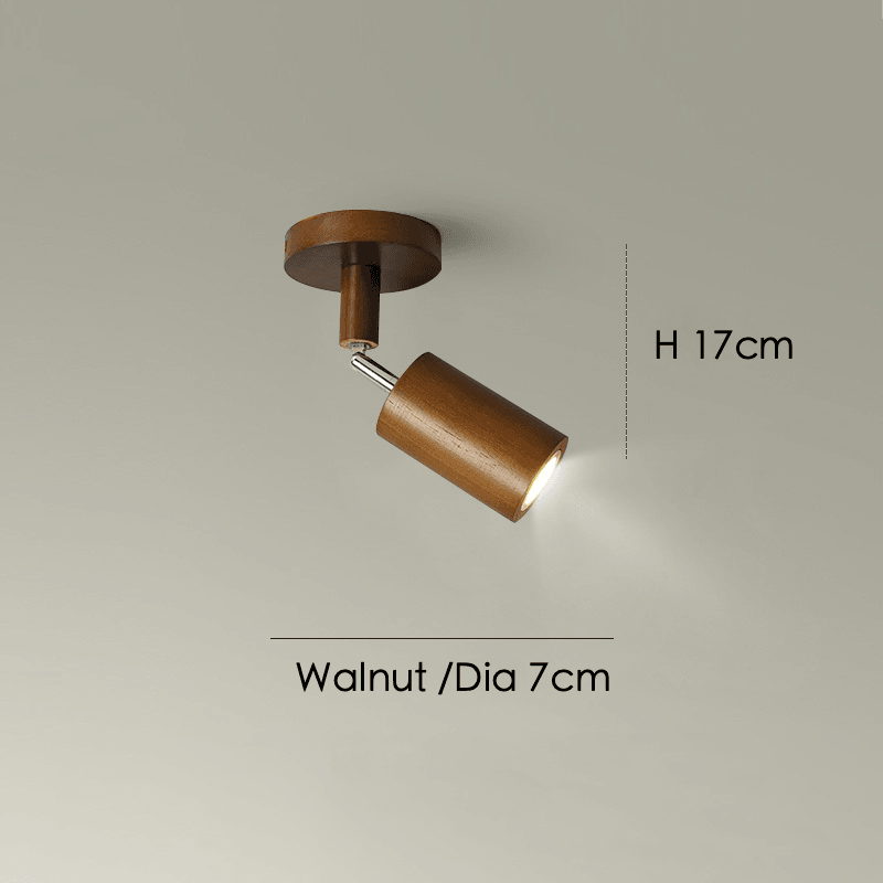 Luvikno | Justerbar Tre Taklampe Minimalistisk Massivt Tre