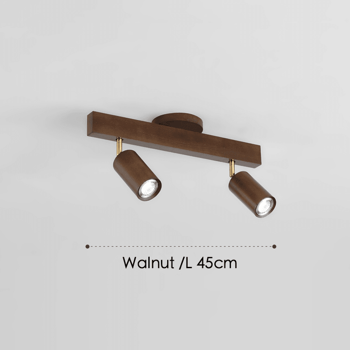 Luvikno | Justerbar Tre Taklampe Minimalistisk Massivt Tre