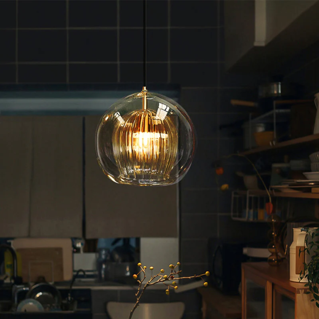 Luvikno | Moderne Sferisk LED Pendellampe - Aurora Sphere
