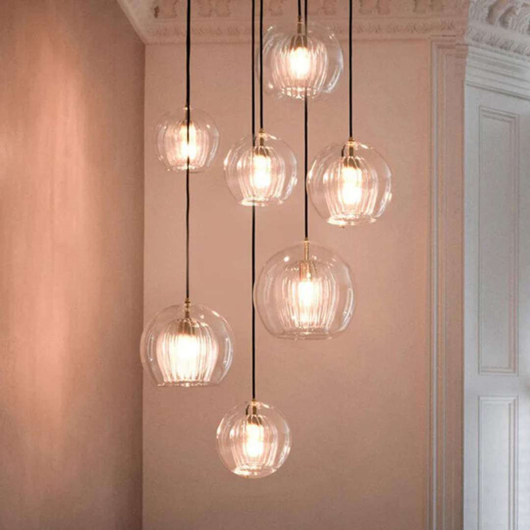 Luvikno | Moderne Sferisk LED Pendellampe - Aurora Sphere