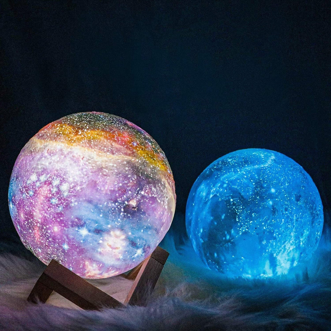Galaxy Moon Lamp Luvikno