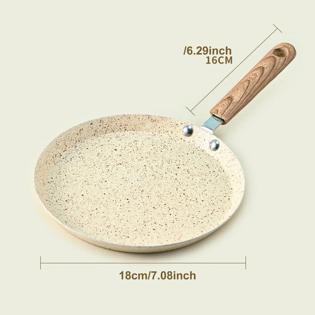 Non-Stick Omelettpanne Pizza Matlaging Induksjon Gassovn Stekepanne | Luvikno