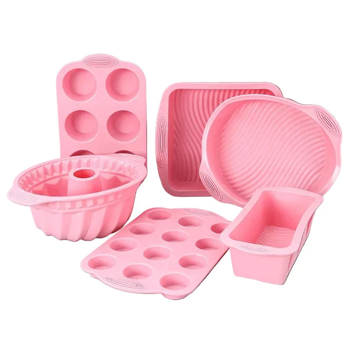 Non-stick silikon bakeverktøy kake muffin brød baking former tilbehør | Luvikno