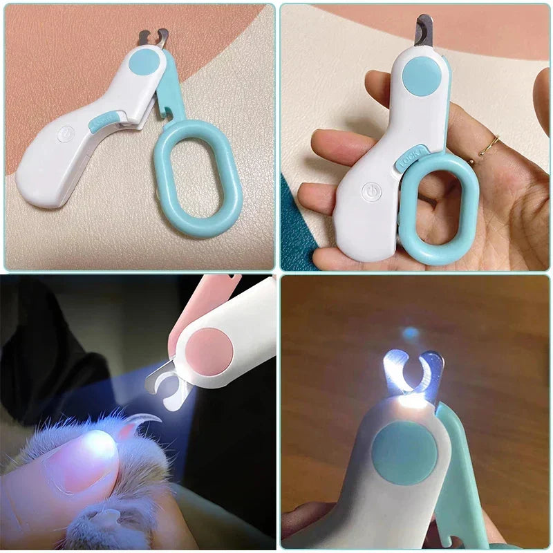 Pet negleklipper med LED-lampe - GlowTrim Luvikno