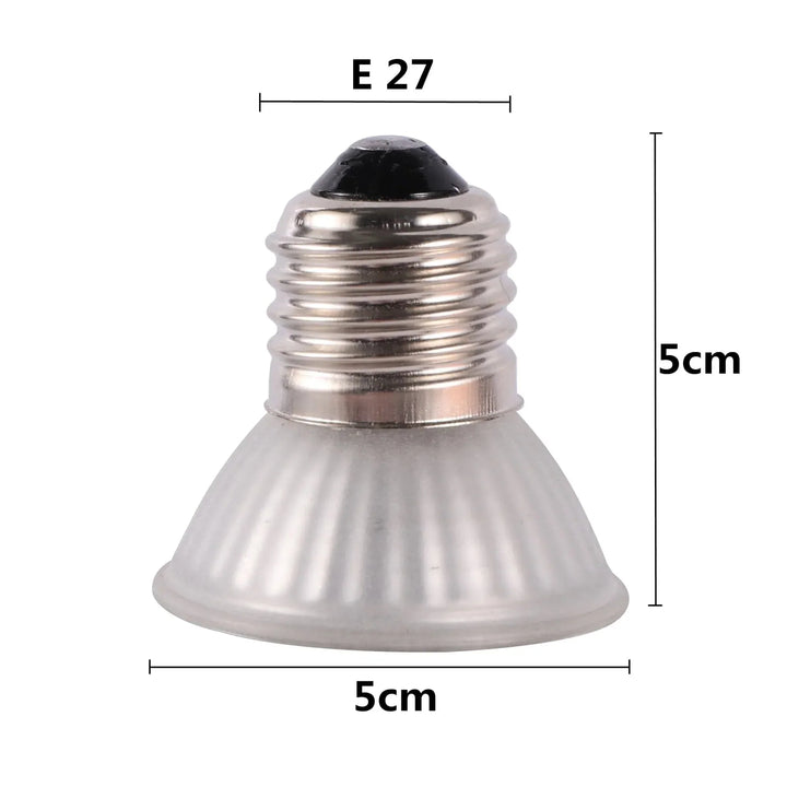 CE Reptil Lampe UVA+UVB 3.0 Kjeledyr Varme Lampe Pære Skilpadde Basking Lys Pærer Amfibier Øgler Temperaturkontroll | Luvikno
