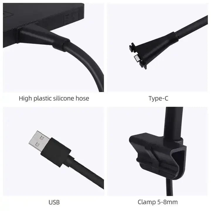 UKE AQUA USB akvarium lys Plante Vekst Full spektrum LED Økologi Mikrolandskap lys Nano akvarium lys | Luvikno