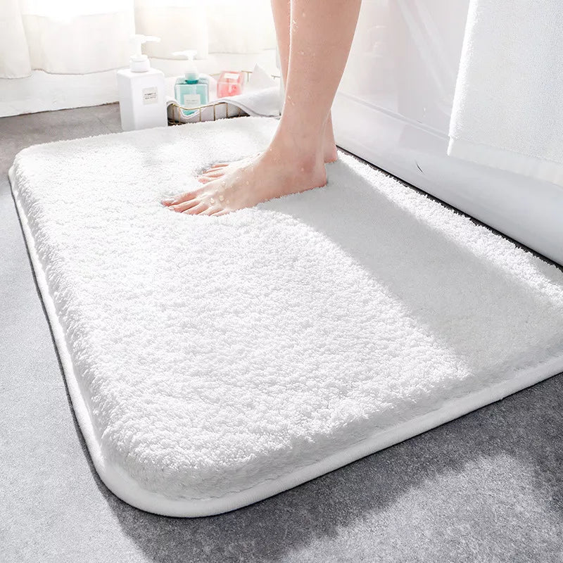 Baderomsmatte Plysj Myk Rugg Non Slip Luvikno