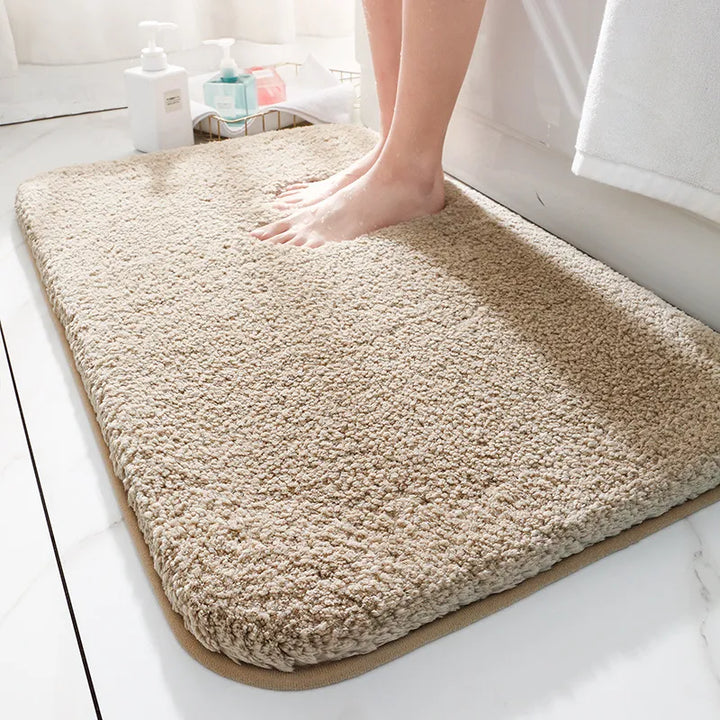 Baderomsmatte Plysj Myk Rugg Non Slip Luvikno