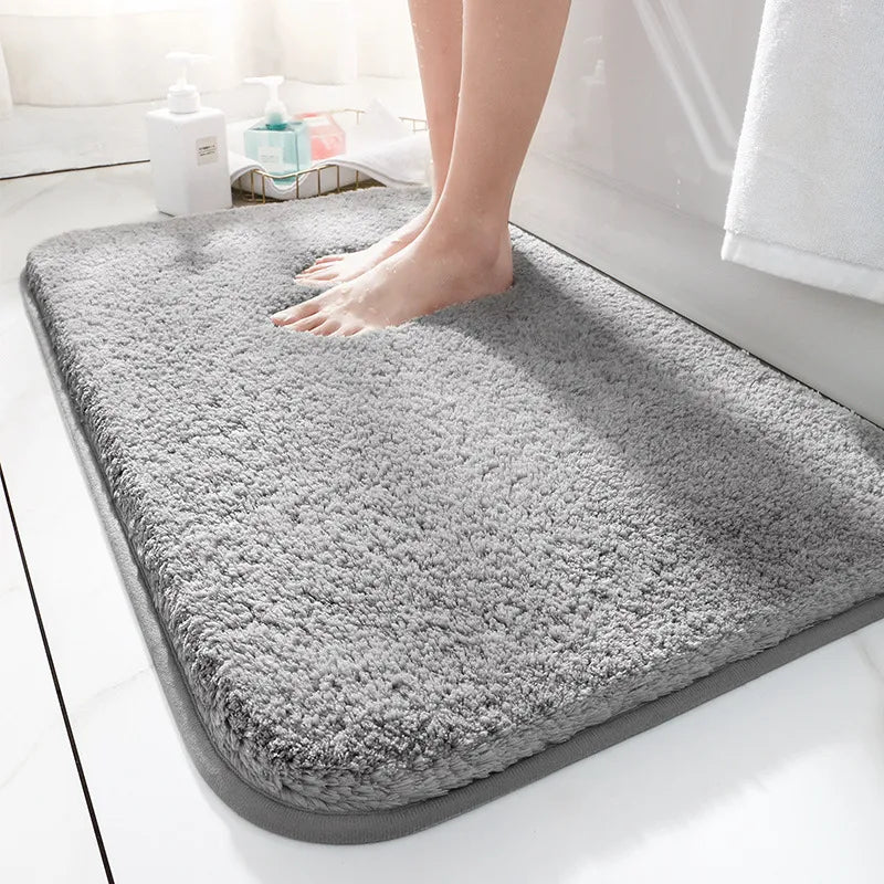 Baderomsmatte Plysj Myk Rugg Non Slip Luvikno