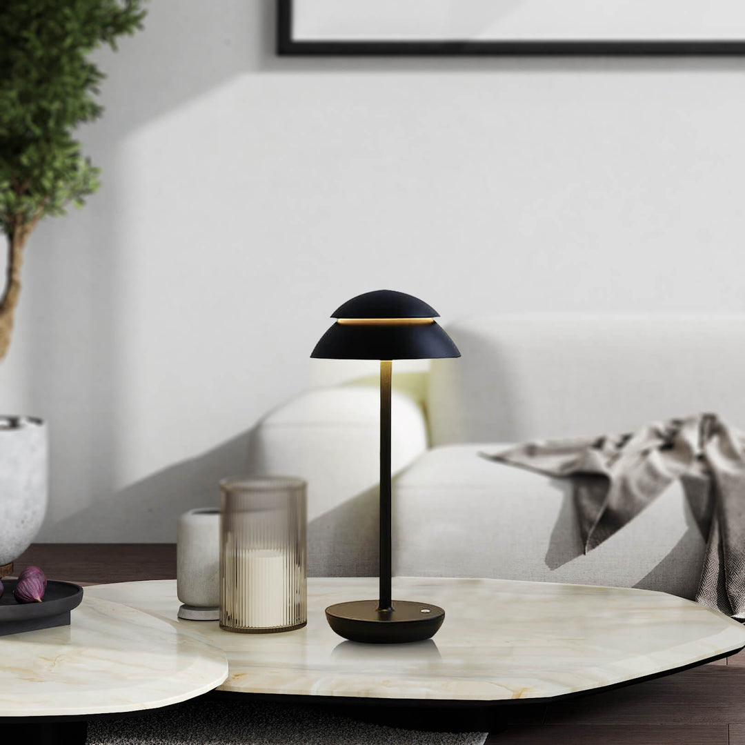 Bordlampe med berøringskontroll og LED-lys Luvikno