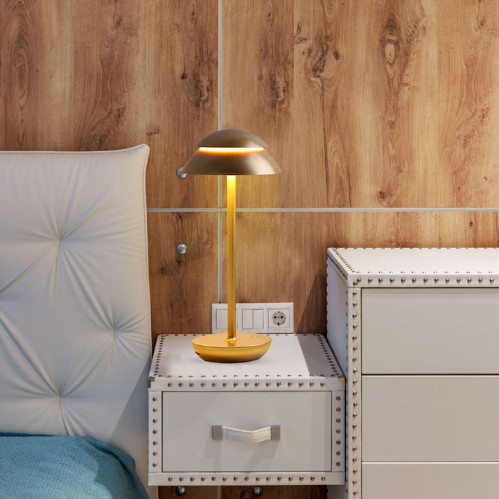 Bordlampe med berøringskontroll og LED-lys Luvikno