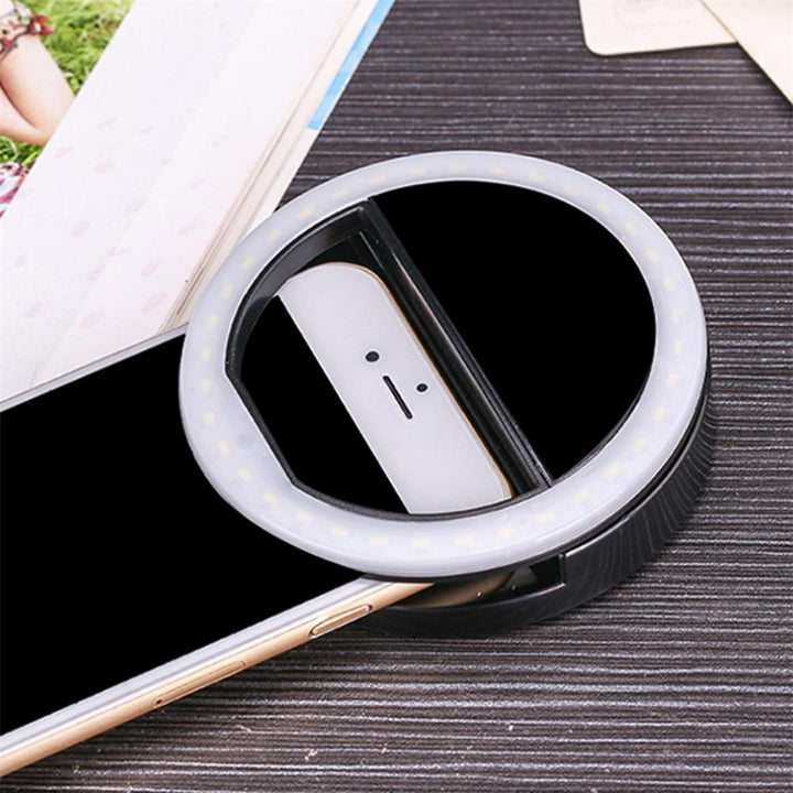 LED Ring Flash Mobil Kamera Lys | Luvikno
