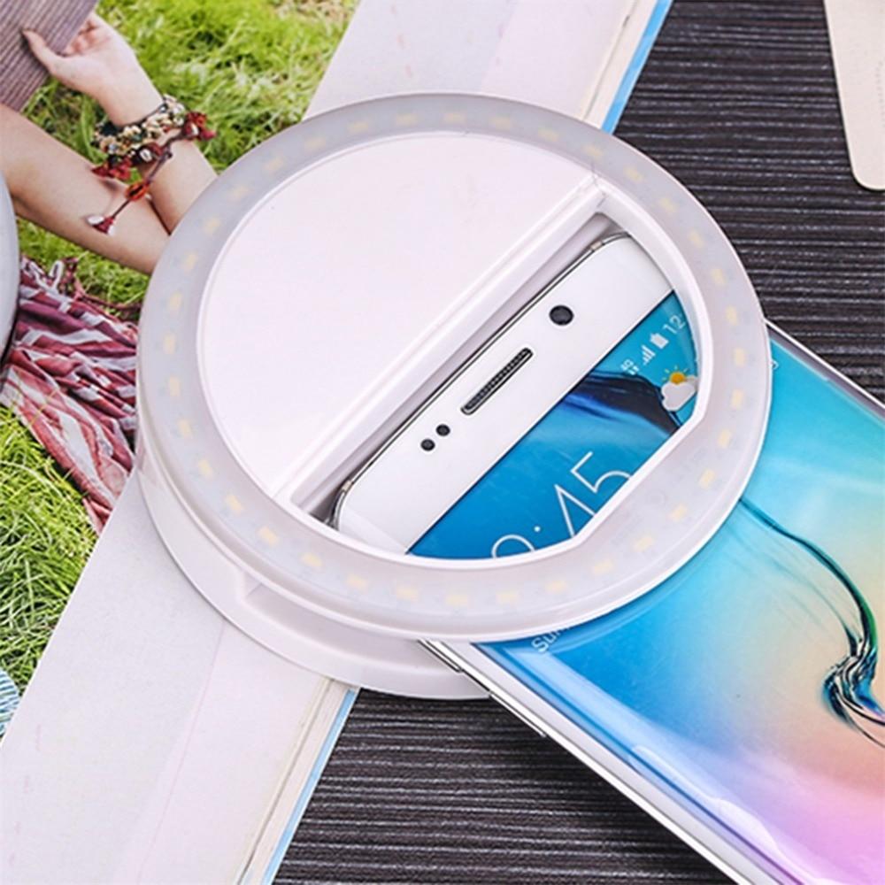 LED Ring Flash Mobil Kamera Lys | Luvikno