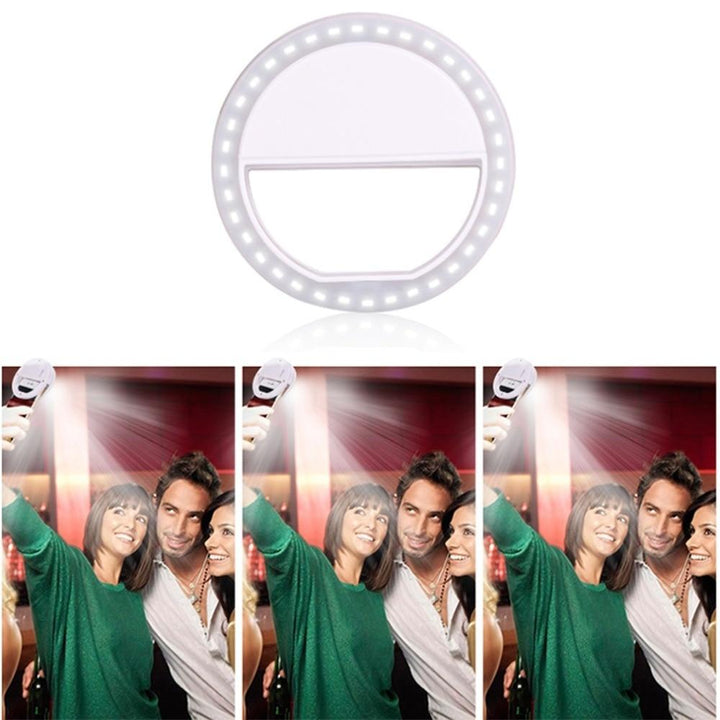 LED Ring Flash Mobil Kamera Lys | Luvikno