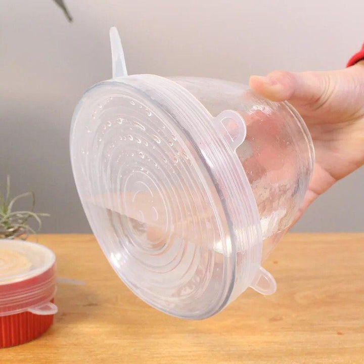 EcoLid - 6 Silikon Reusable Stretch Covers | Luvikno