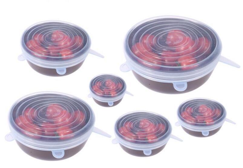 EcoLid - 6 Silikon Reusable Stretch Covers | Luvikno
