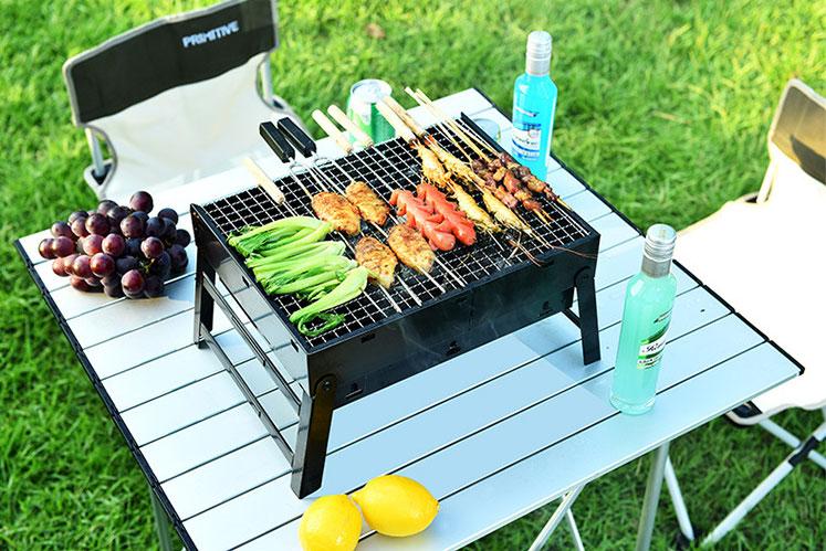 Kokeutstyr - Bærbar Kullgrill BBQ | Luvikno