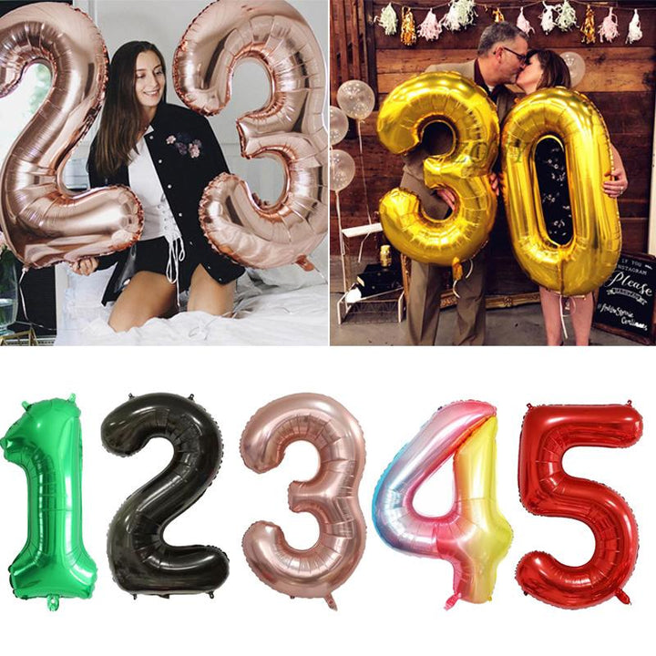 Store storebursdagsballonger | Luvikno