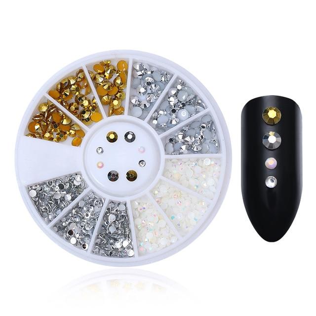 Rhinestone Nail Art Beads | Luvikno